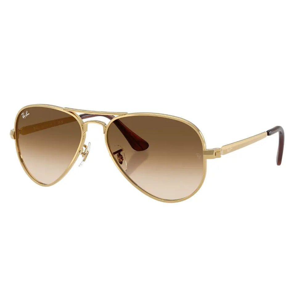 Ray-Ban RB3925 Aviator Max 001/51 sunglasses, gold metal frame with brown gradient lenses - Gadgets Online NZ