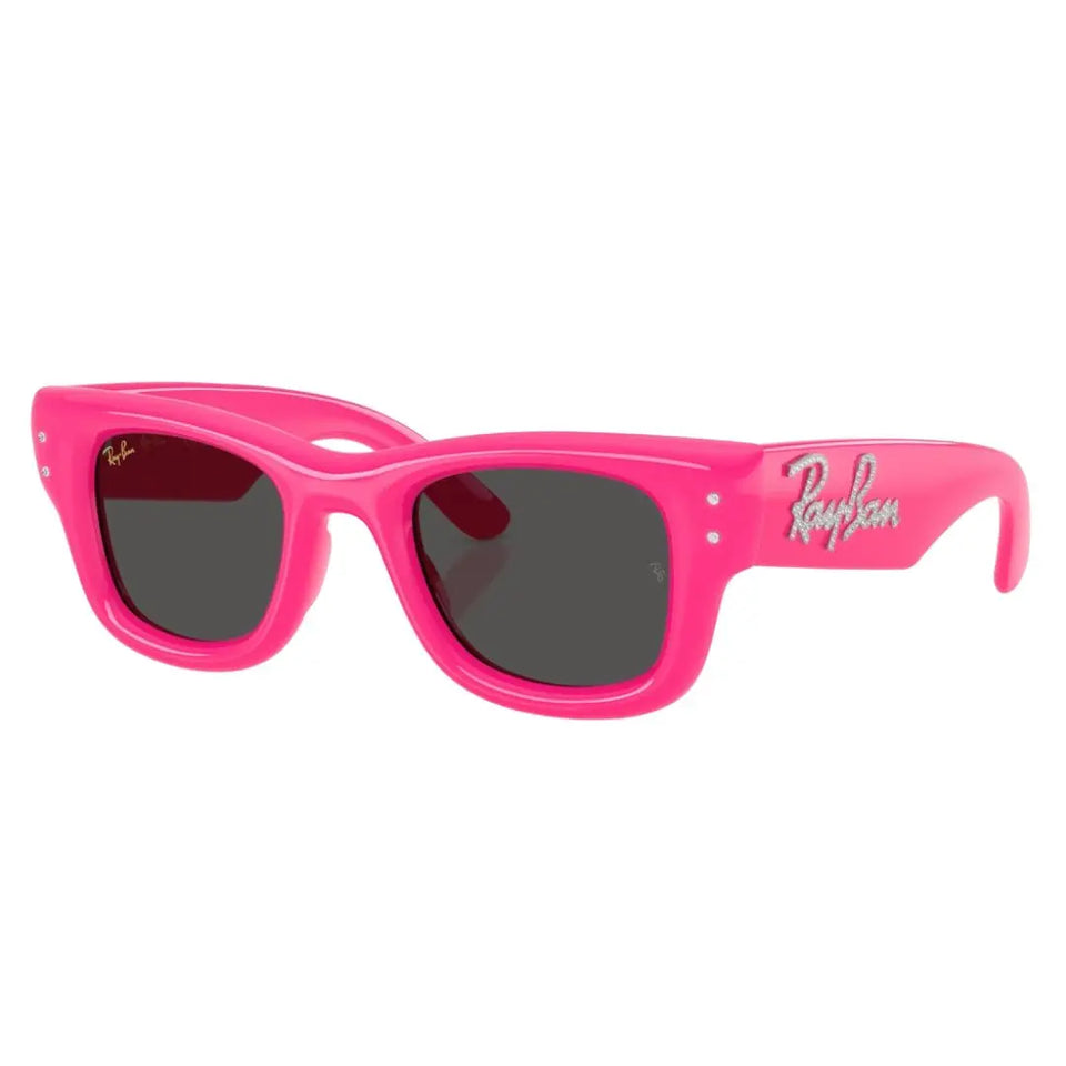 Ray-Ban RB4940B A$AP Rocky Collection 686287 sunglasses in glossy pink with grey lenses - Gadgets Online NZ