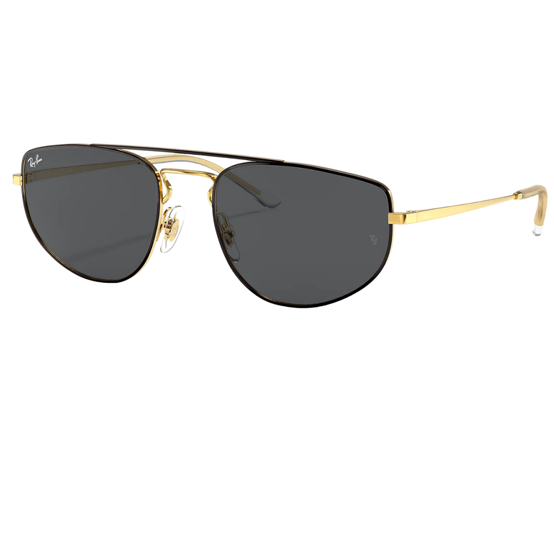 Ray-Ban RB3668 905487 Shiny Gold Grey Lenses Sunglasses