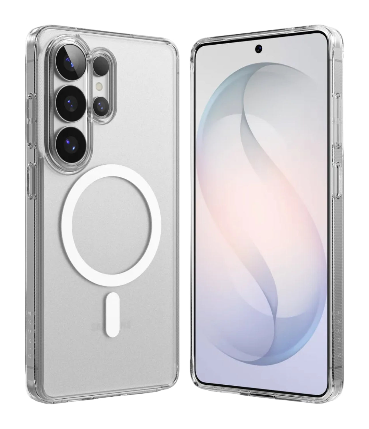 Ringke Galaxy S26 Ultra Fusion Magnetic Matte Clear Case from Gadgets Online, highlighting the frosted back.