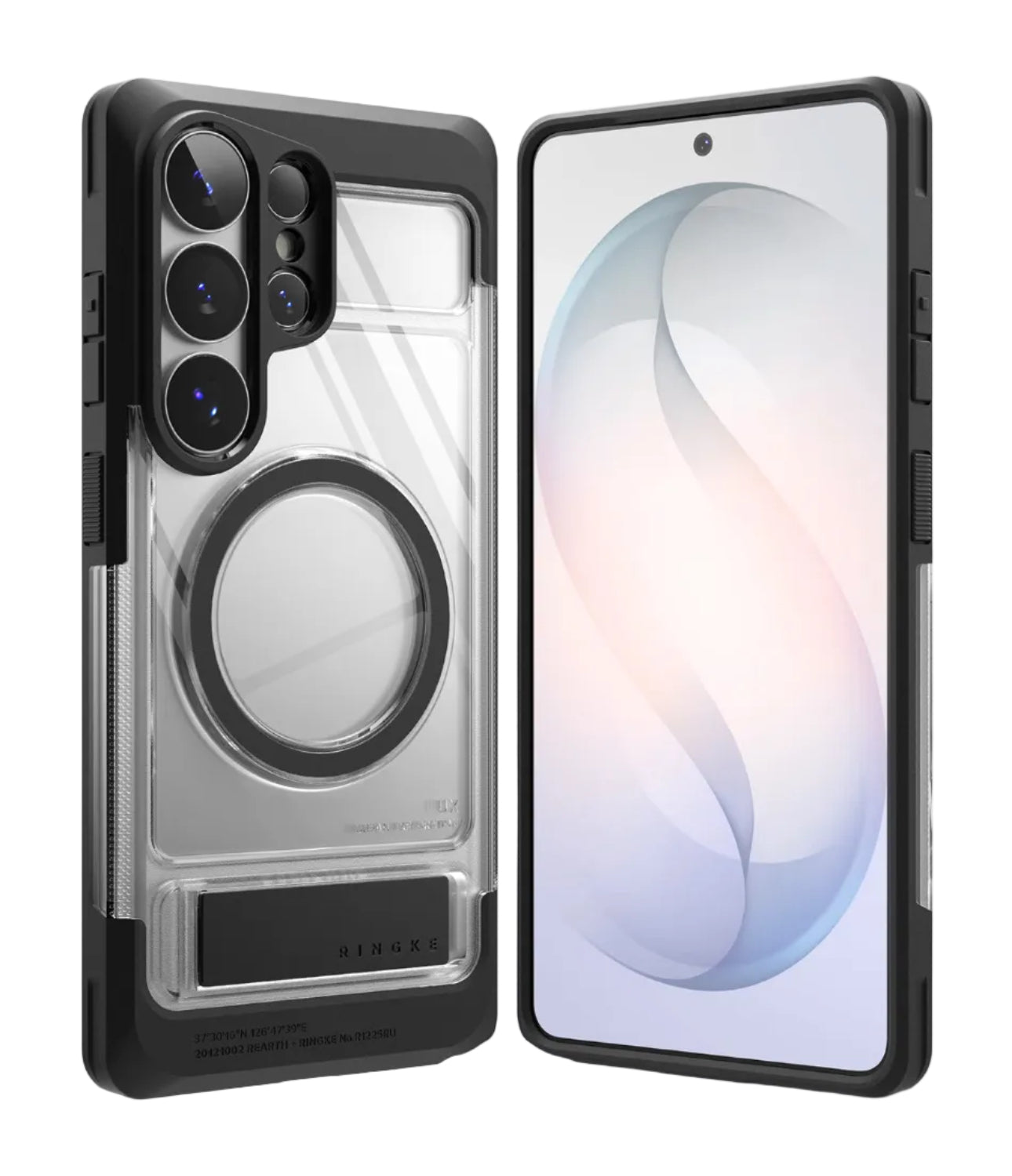 Ringke Galaxy S26 Ultra UX Magnetic Clear Case showcasing the device design, available at Gadgets Online NZ.