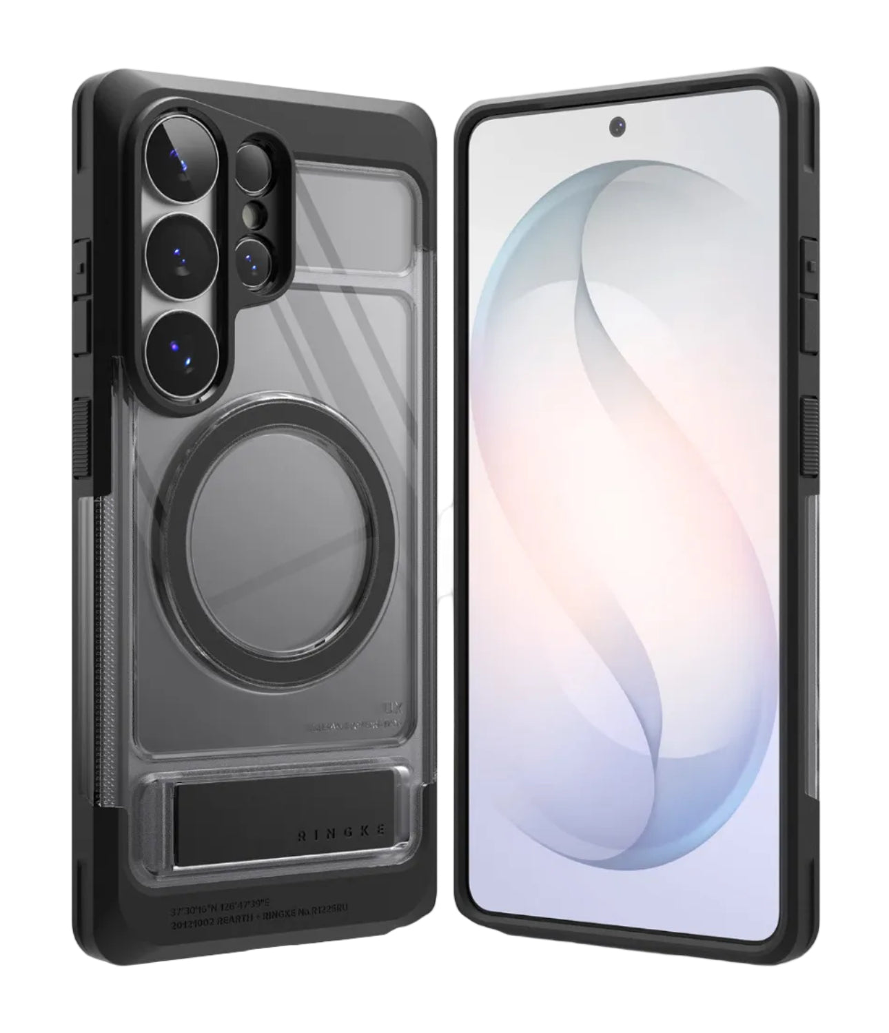 Ringke Galaxy S26 Ultra UX Magnetic Smoke Black Case at Gadgets Online, highlighting the semi-transparent design.