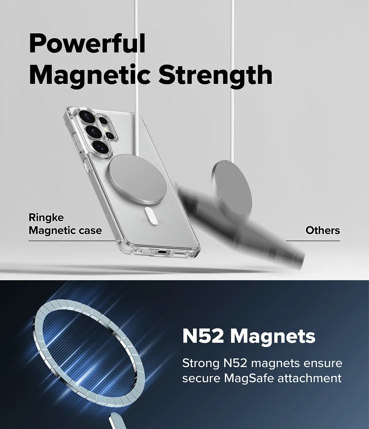 Ringke Galaxy S26 Ultra Fusion Magnetic Matte Clear Case - Gadgets Online NZ Ltd