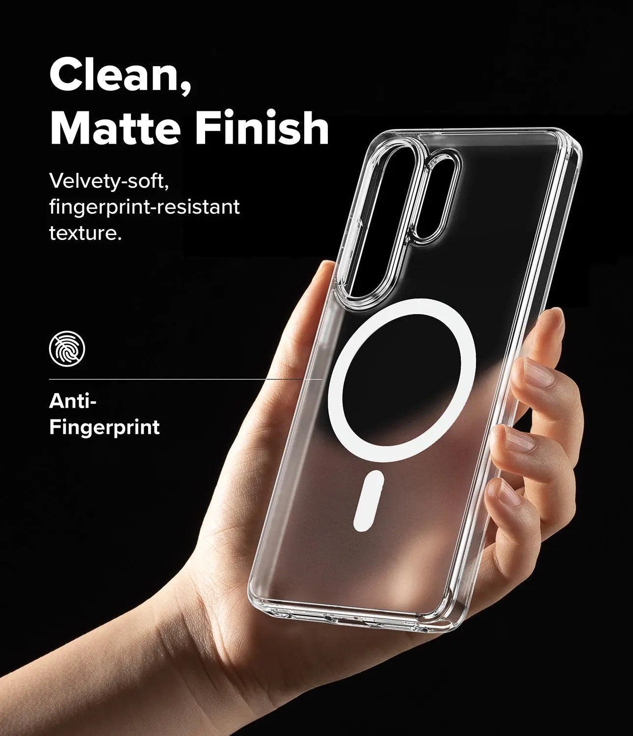 Ringke Galaxy S26 Ultra Fusion Magnetic Matte Clear Case - Gadgets Online NZ Ltd