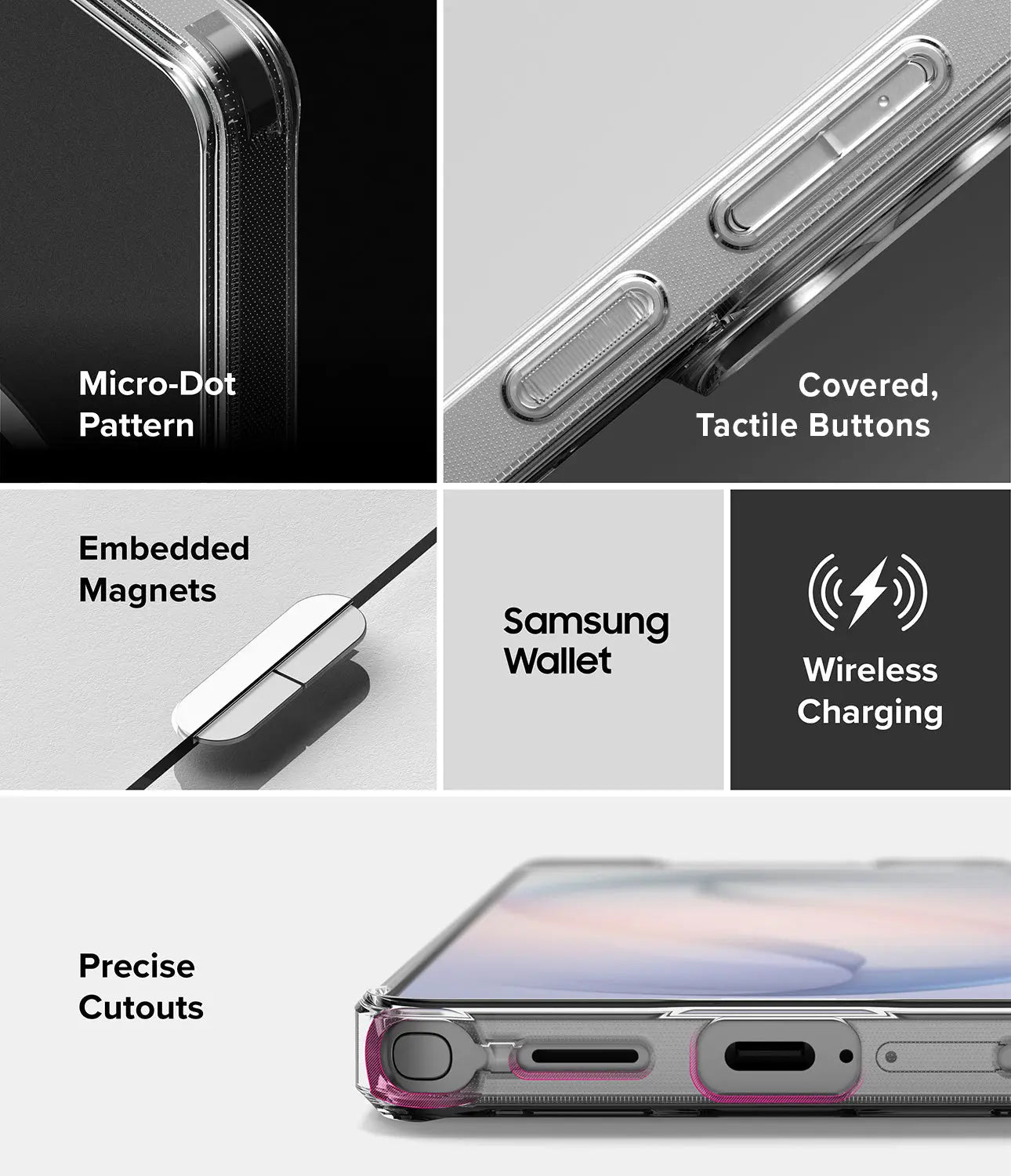 Ringke Galaxy S26 Ultra Fusion Magnetic Matte Clear Case - Gadgets Online NZ Ltd