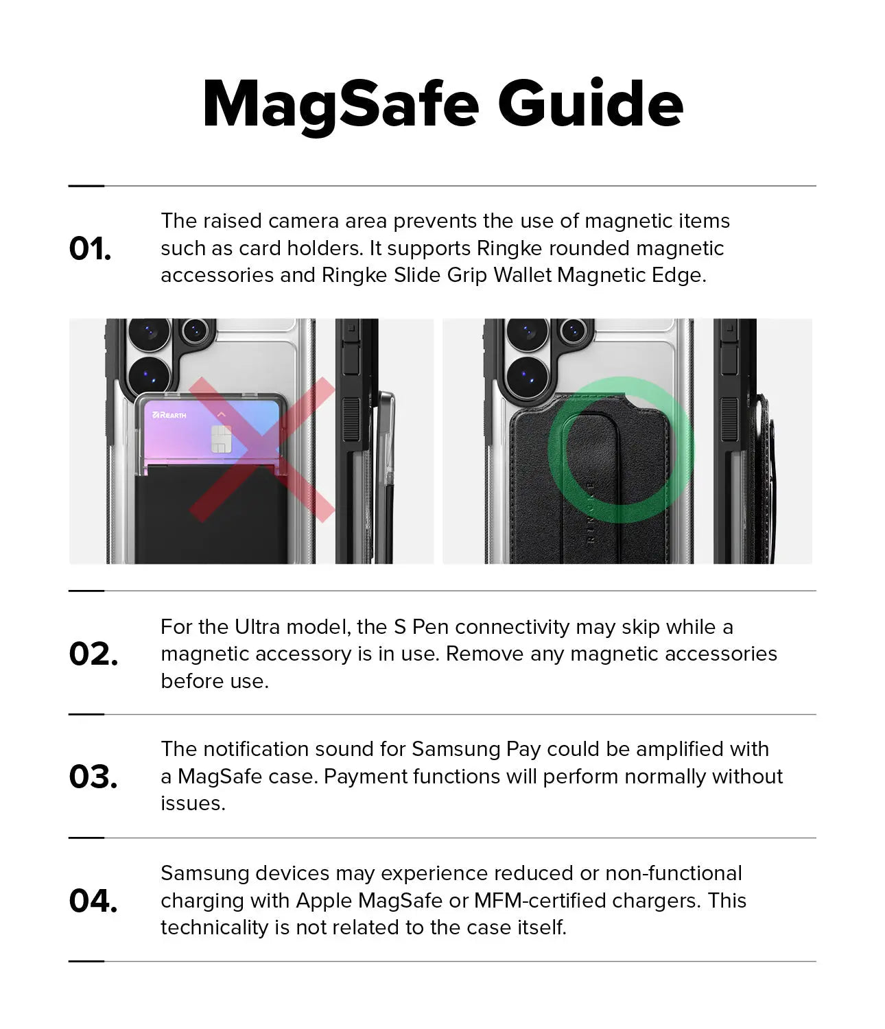 MagSafe guide with smartphone images and text on a white background