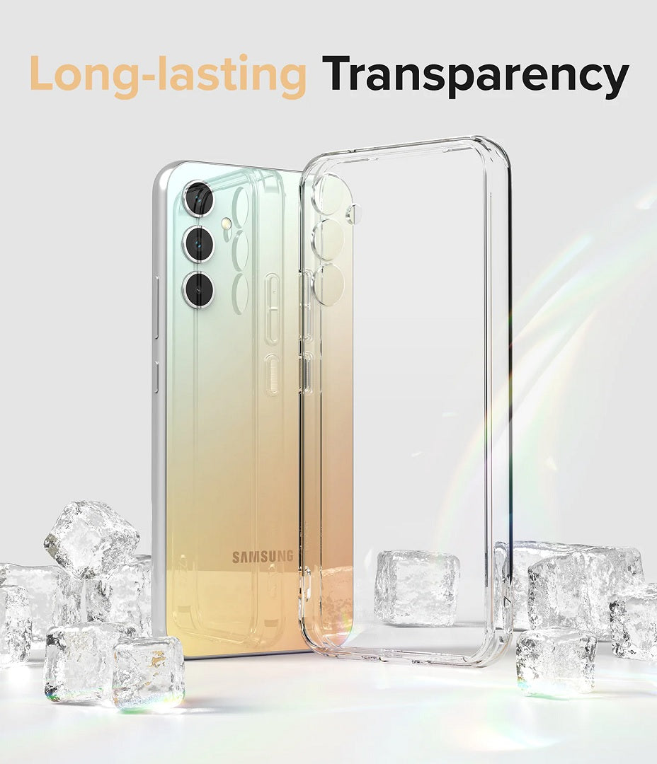 Transparent Clear case for Galaxy A34