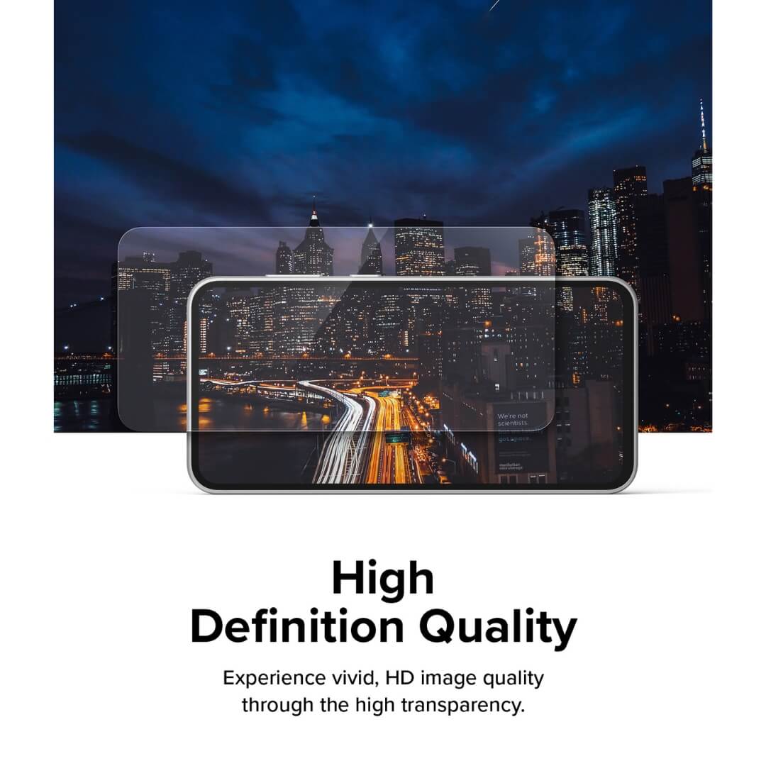 High Definition quality glass screen protector for S23 fe 