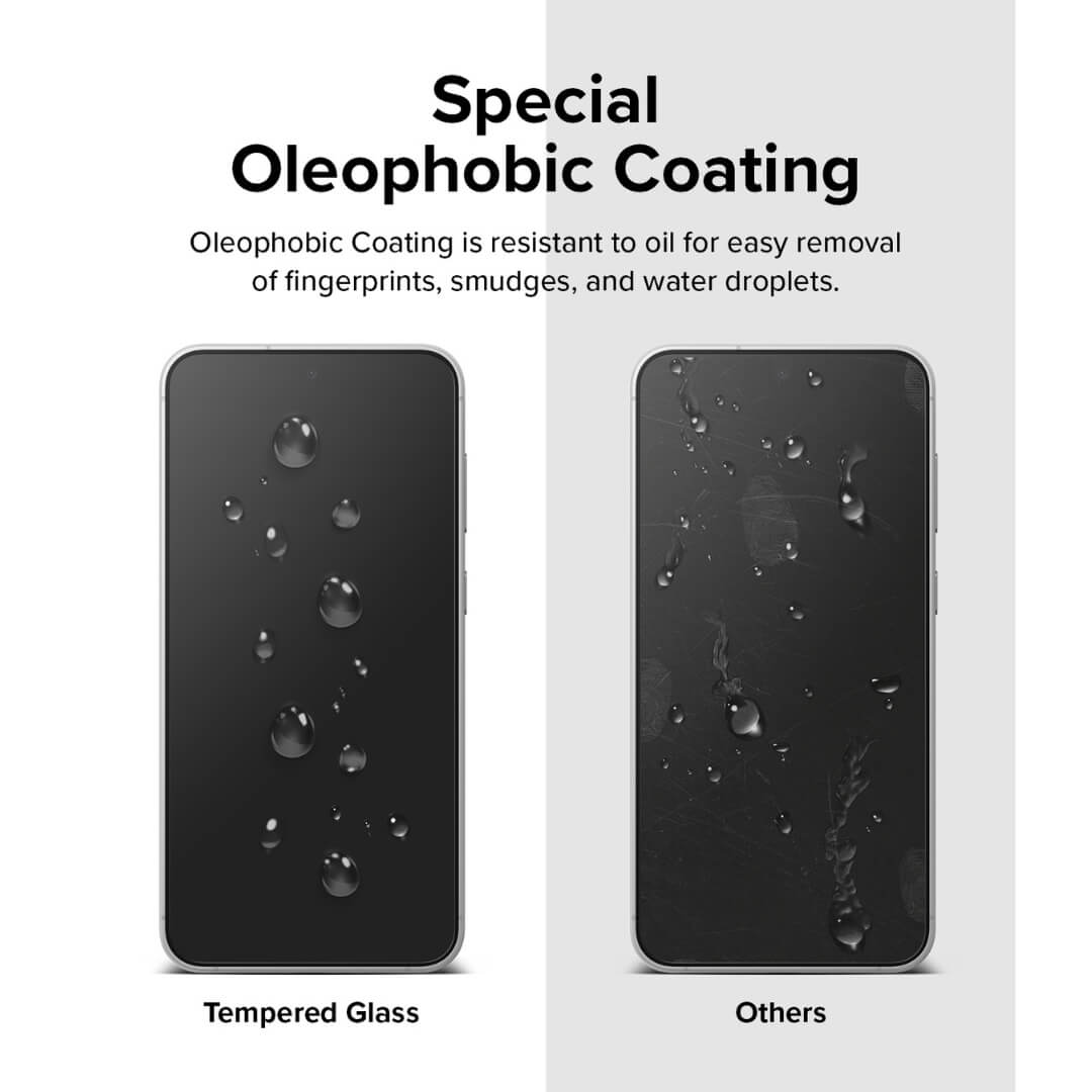 Oleophobic Coating for S23 Fe Tempered Glass 