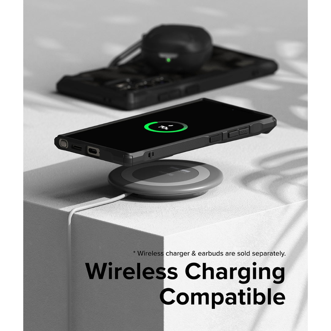 Galaxy S24 Ultra Case with wireless charging compatibility 