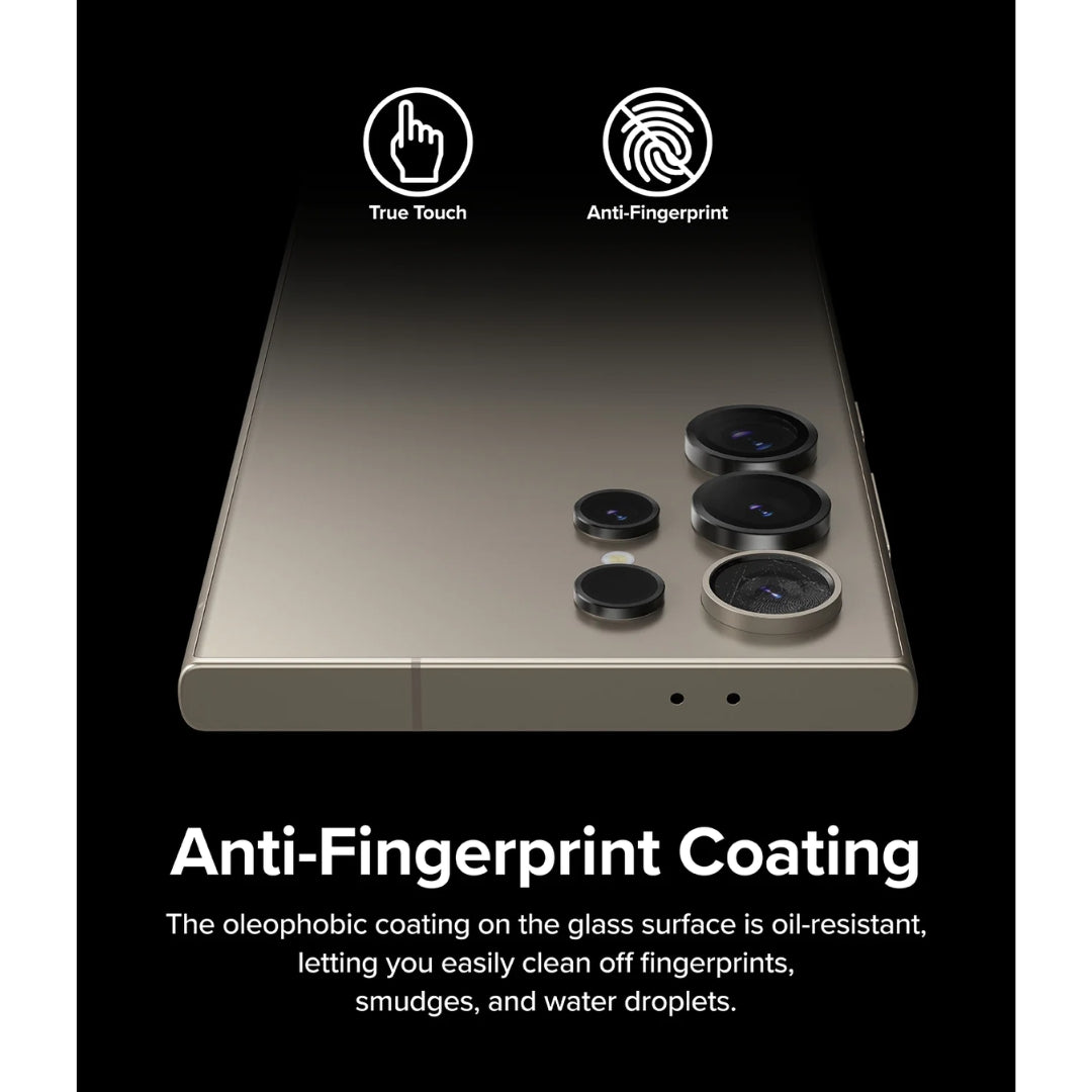 anti-fingerprint coating to protect form marks and scras