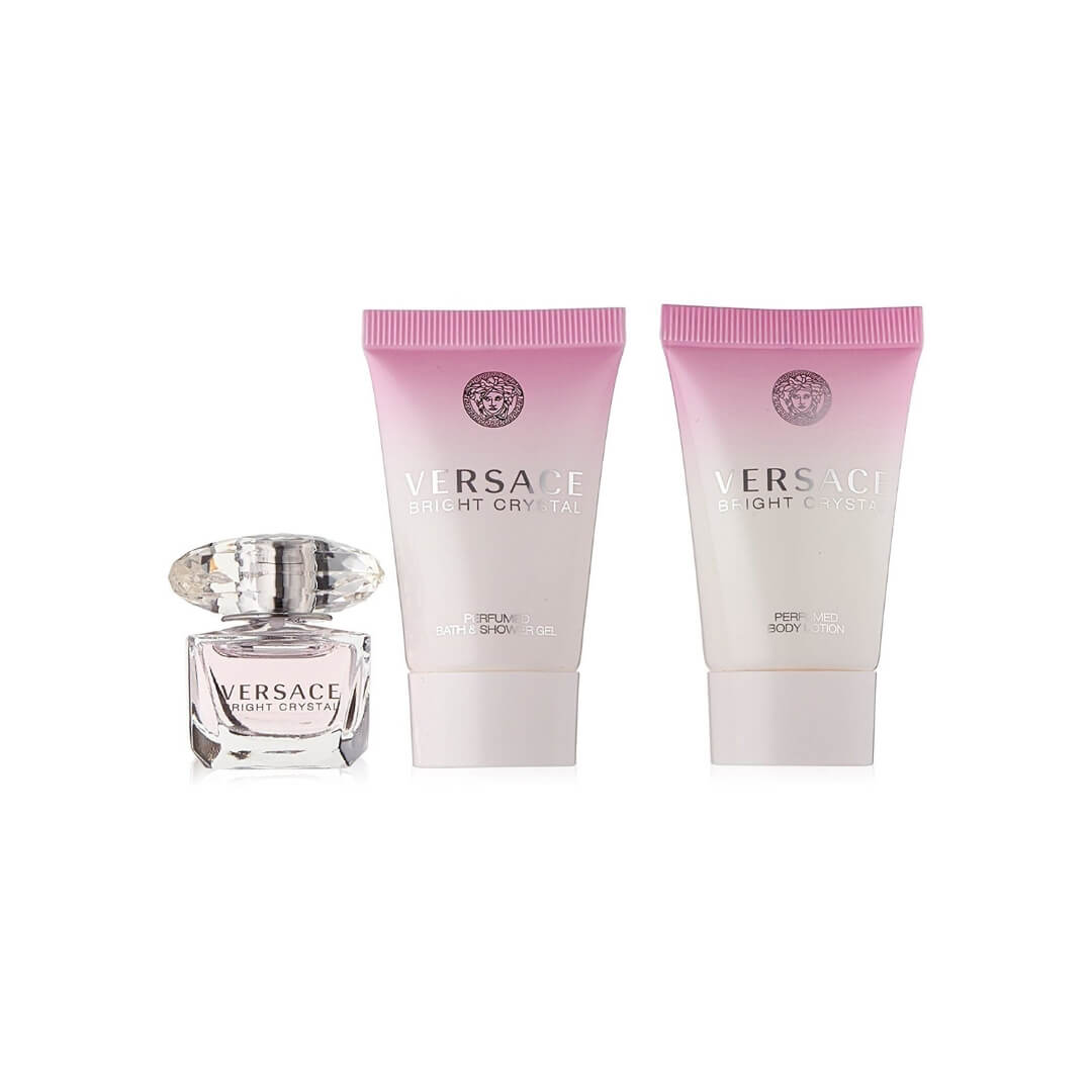 Versace Bright Crystal EDT 3PC Mini Set For Women