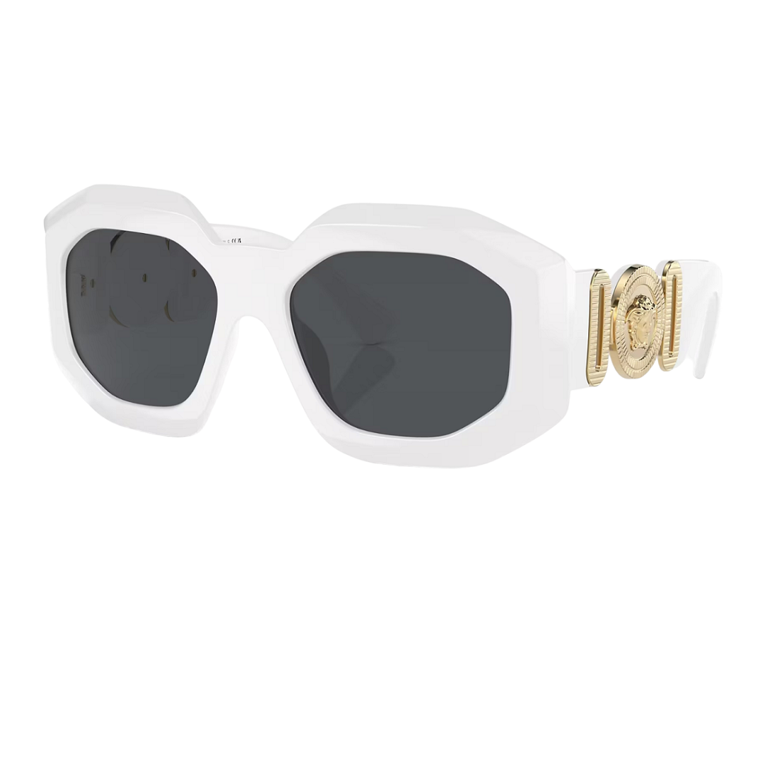 Versace VE4224U 314/87 White Dark Grey Sunglass