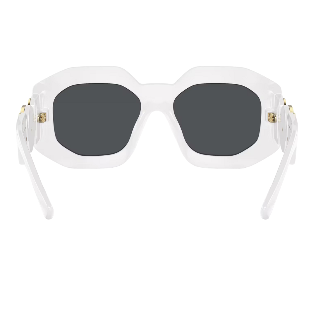 Versace VE4224U 314/87 White Dark Grey Sunglass