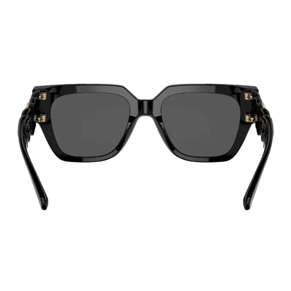 Versace VE4409 GB1/87 Sunglasses Black Frame, Dark Grey Lens Back Side View