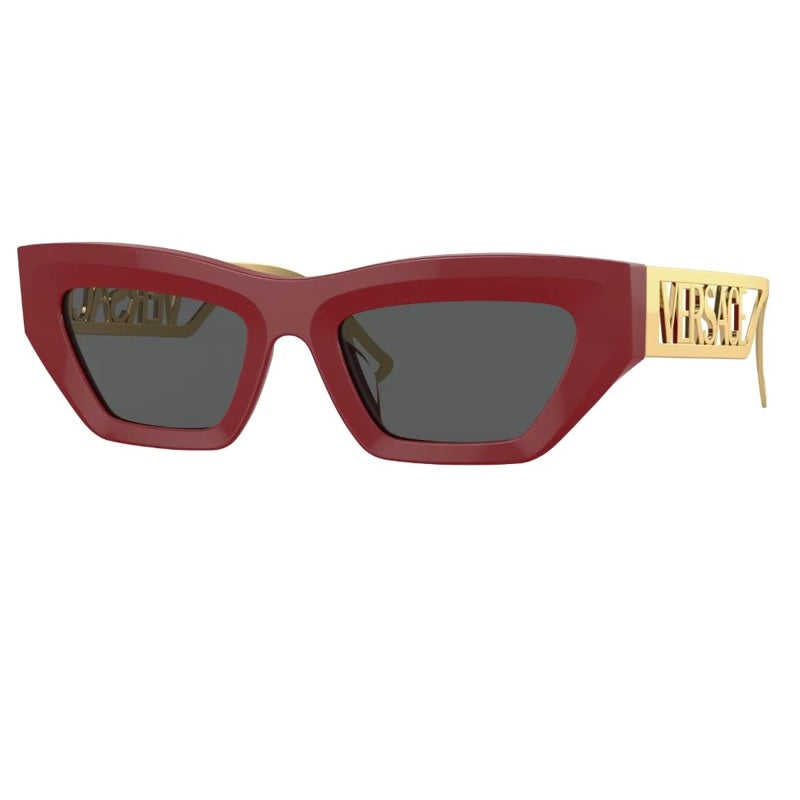 Versace VE4432U 538887 Red Cat Eye Sunglasses for Women