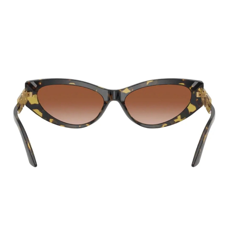 Versace VE4470B 547013 - Havana Frame, Brown Gradient Lens Back Side View