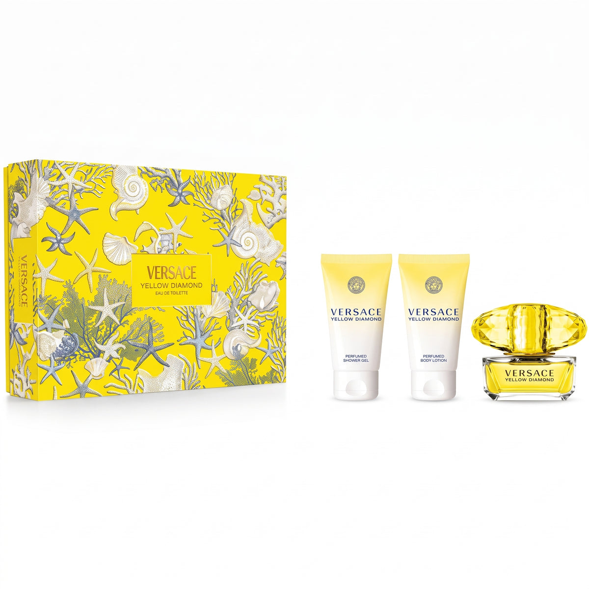 Versace Yellow Diamond EDT 50ml 3pc Gift Set