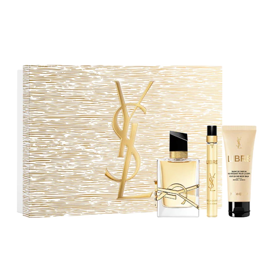 YSL Libre EDP 50ml perfume set with a box on a white background Gadgets Online NZ Ltd