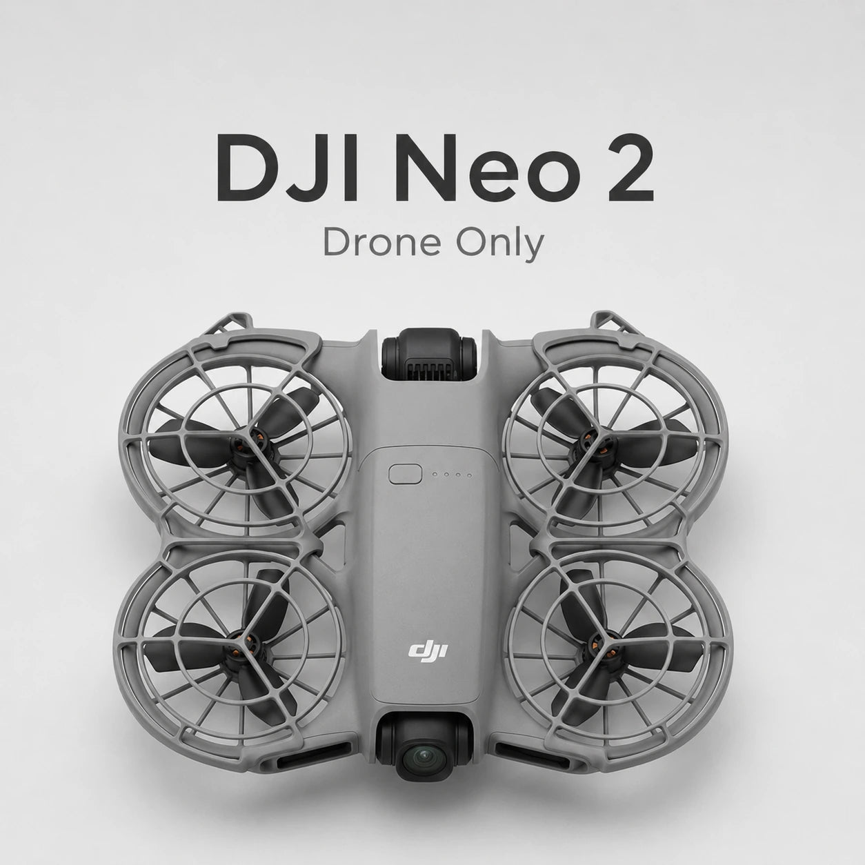 DJI Neo 2 drone on a light gray background