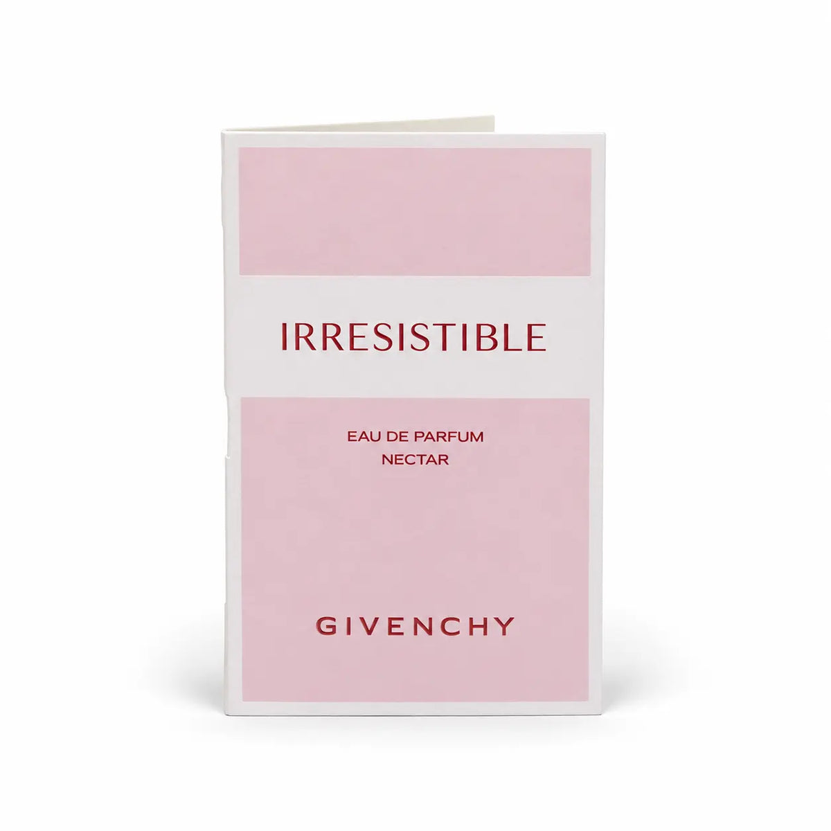 Givenchy Irresistible Nectar EDP 1ml sample vial presentation card front
