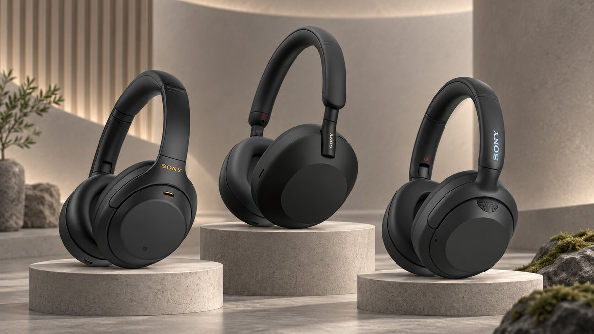 Headphones collection featuring premium Sony over-ear headphones for Australia
