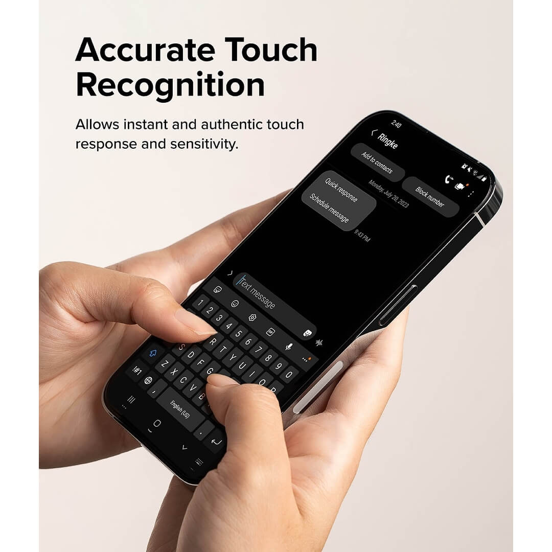 Accurate Touch Recognition and great touch sensitivity 