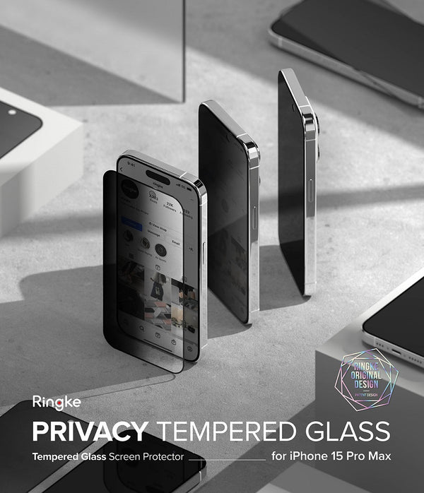 iPhone 15 Pro Max Screen Protector Privacy Glass