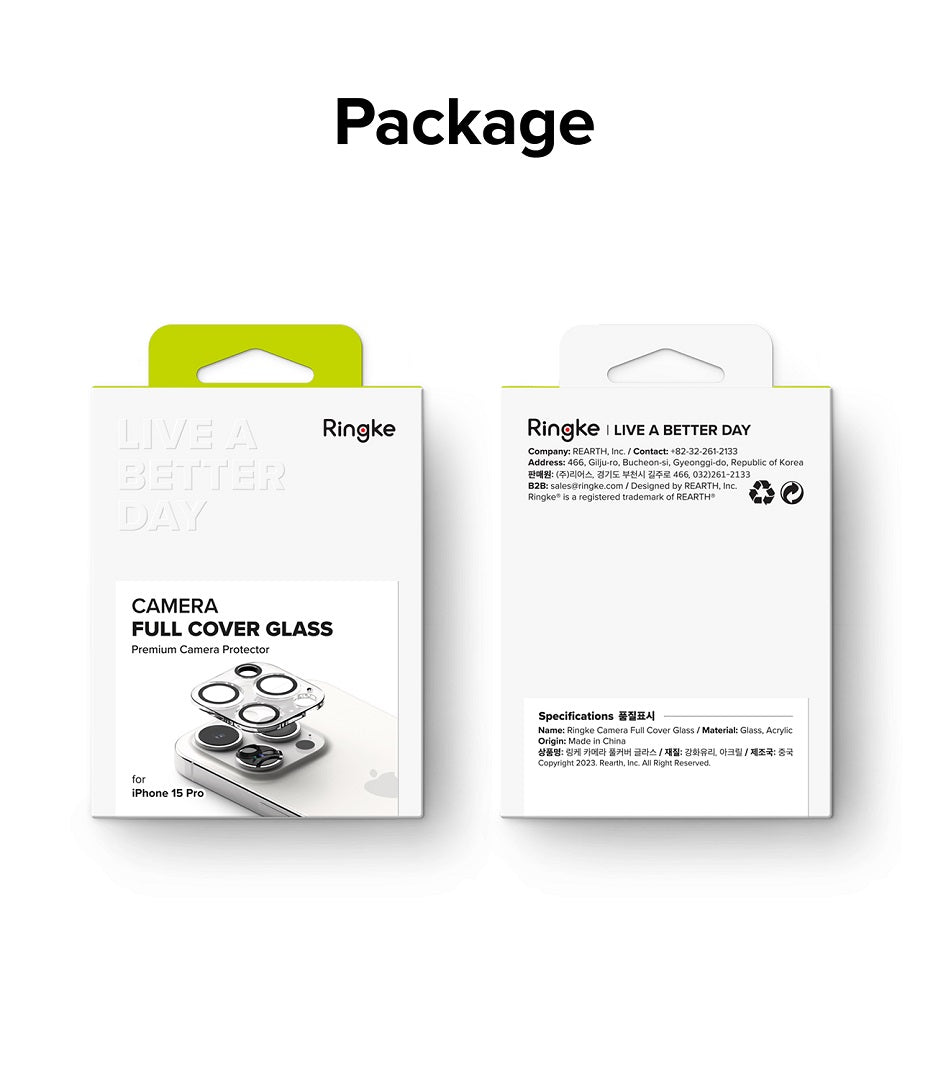 Ringke Full Cover Tempered Glass Screen Protector