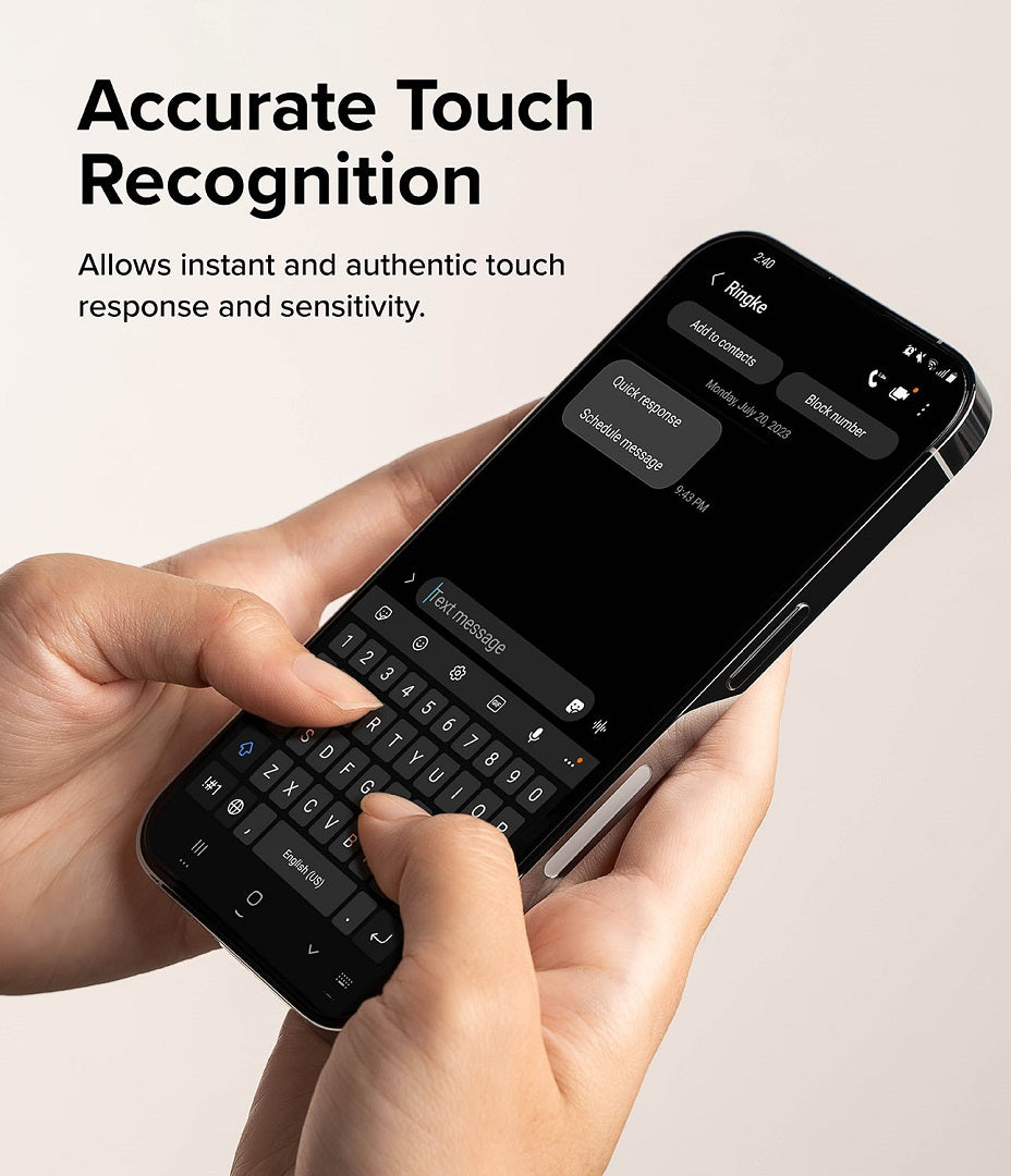 Accurate Touch Recognition and great touch sensitivity 