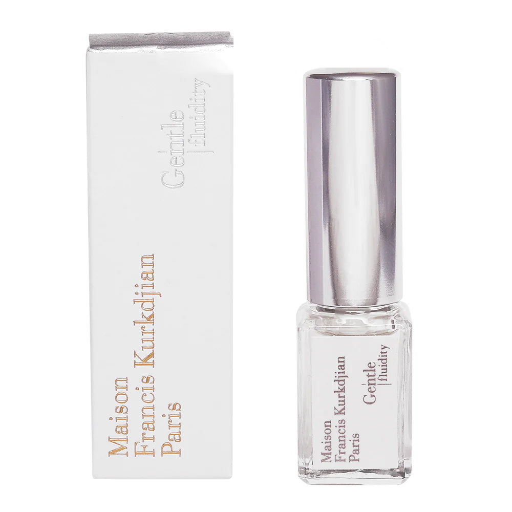 Maison Francis Kurkdjian Gentle Fluidity Silver 5ml miniature spray and box