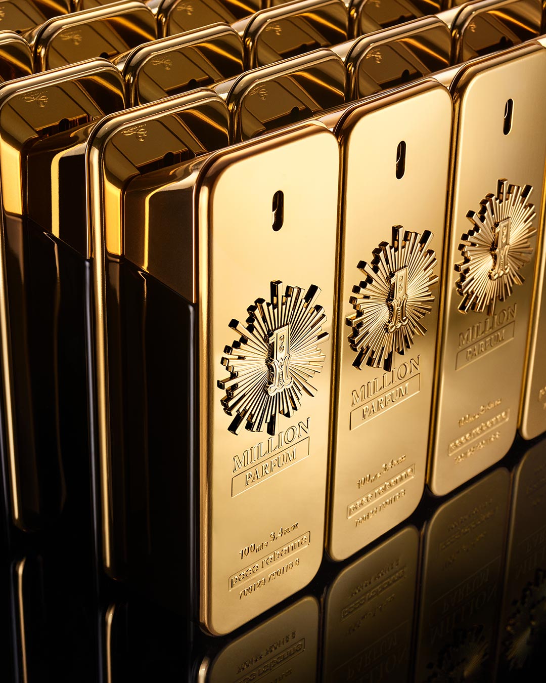 Rabanne 1 Million Parfum 200ml current bottle detail