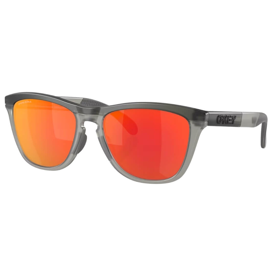 Oakley Frogskins Range OO9284 928401 Sunglasses - Matte Grey Smoke, Prizm Ruby Lens Front View