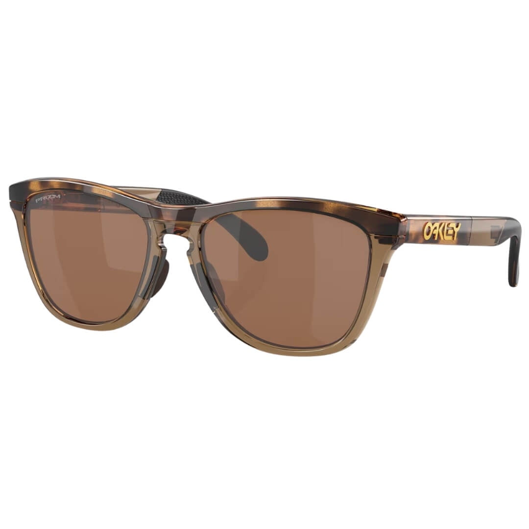 Oakley Frogskins Range OO9284 928407 Sunglasses - Brown Tortoise/Brown Smoke Frame, Prizm Tungsten Polarized Lens Front Right View