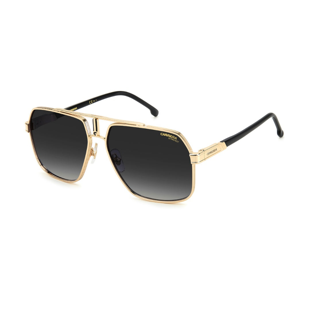 Carrera 1055/S 2M2 9O Men's Navigator Sunglasses - Black Gold Frame, Dark Grey Lens in NZ Store