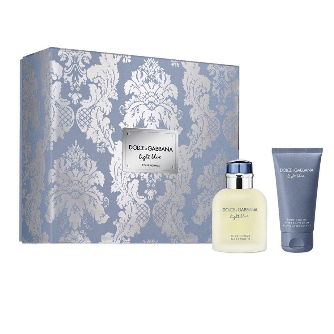 Dolce & Gabbana Light Blue Pour Homme 75ml EDT 2 Pc Gift Set for Men