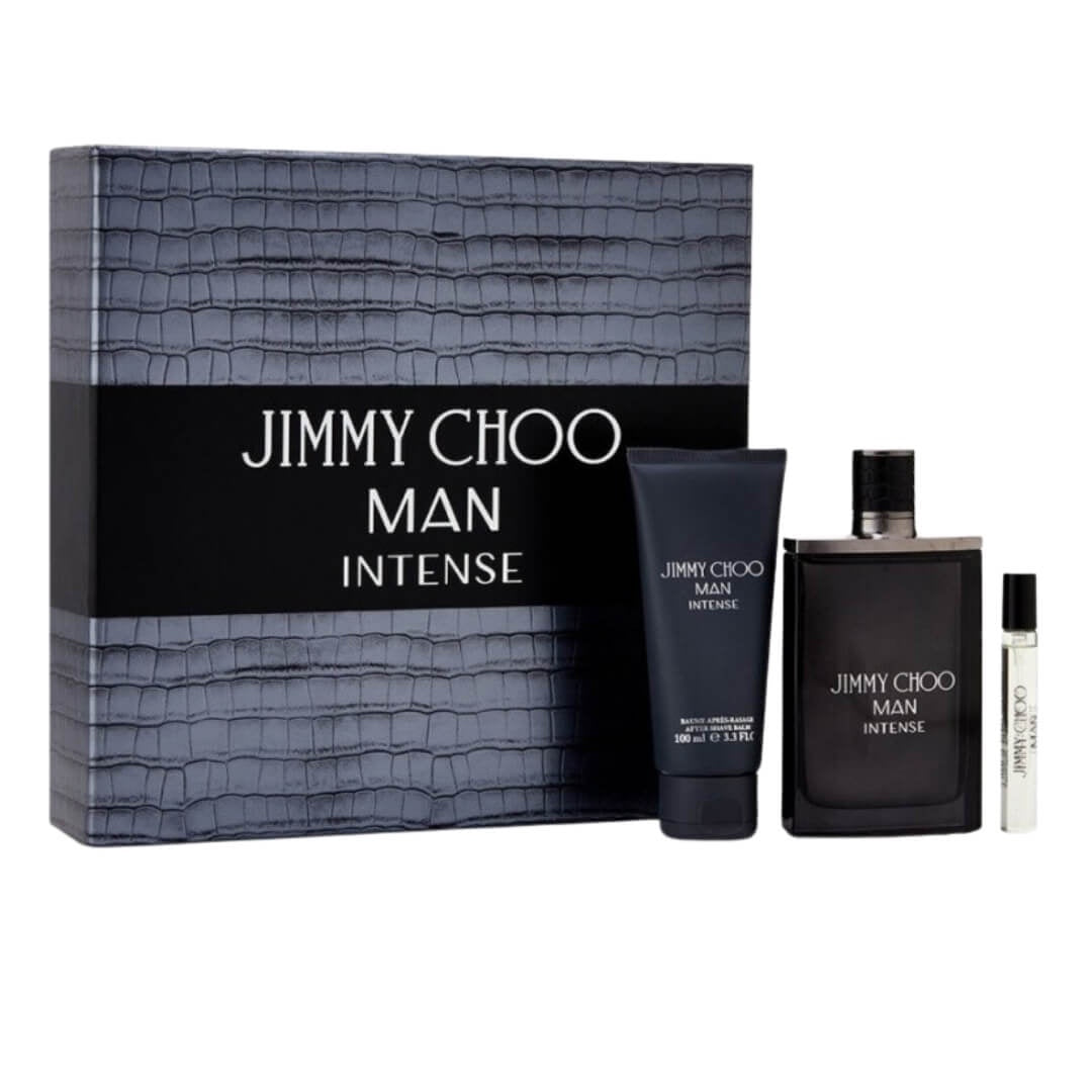 Jimmy Choo Man Intense EDT 100 3Pc Gift Set for Men