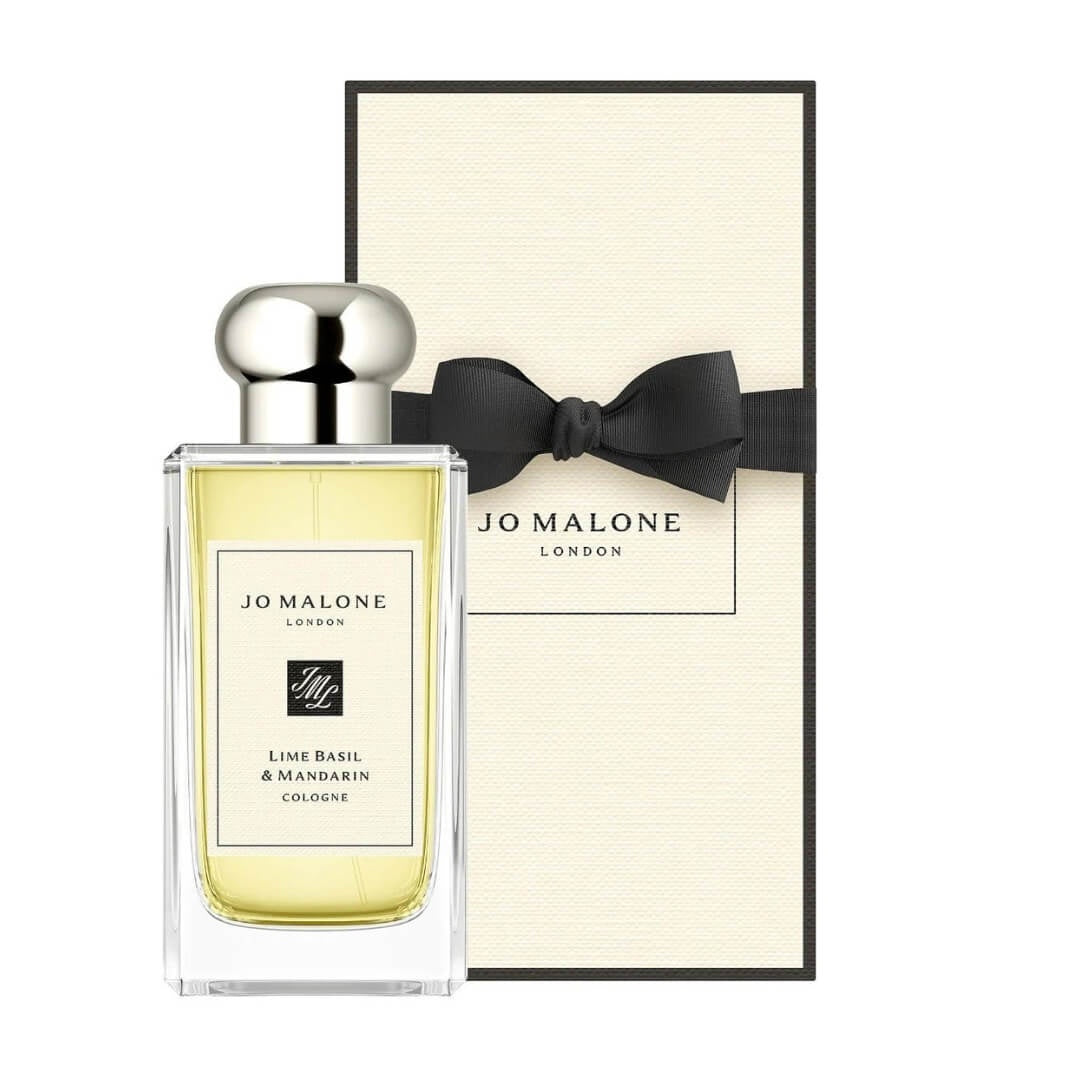 Jo Malone London Lime Basil & Mandarin 100ml unisex cologne, featuring a vibrant citrus and herbal aroma, available at Gadgets Online NZ LTD