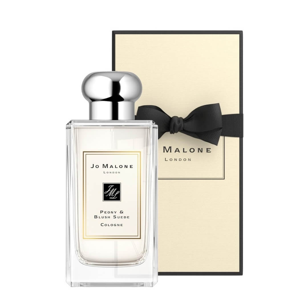 Jo Malone London Peony & Blush Suede 100ml women's cologne, capturing the essence of floral elegance, available at Gadgets Online NZ LTD.