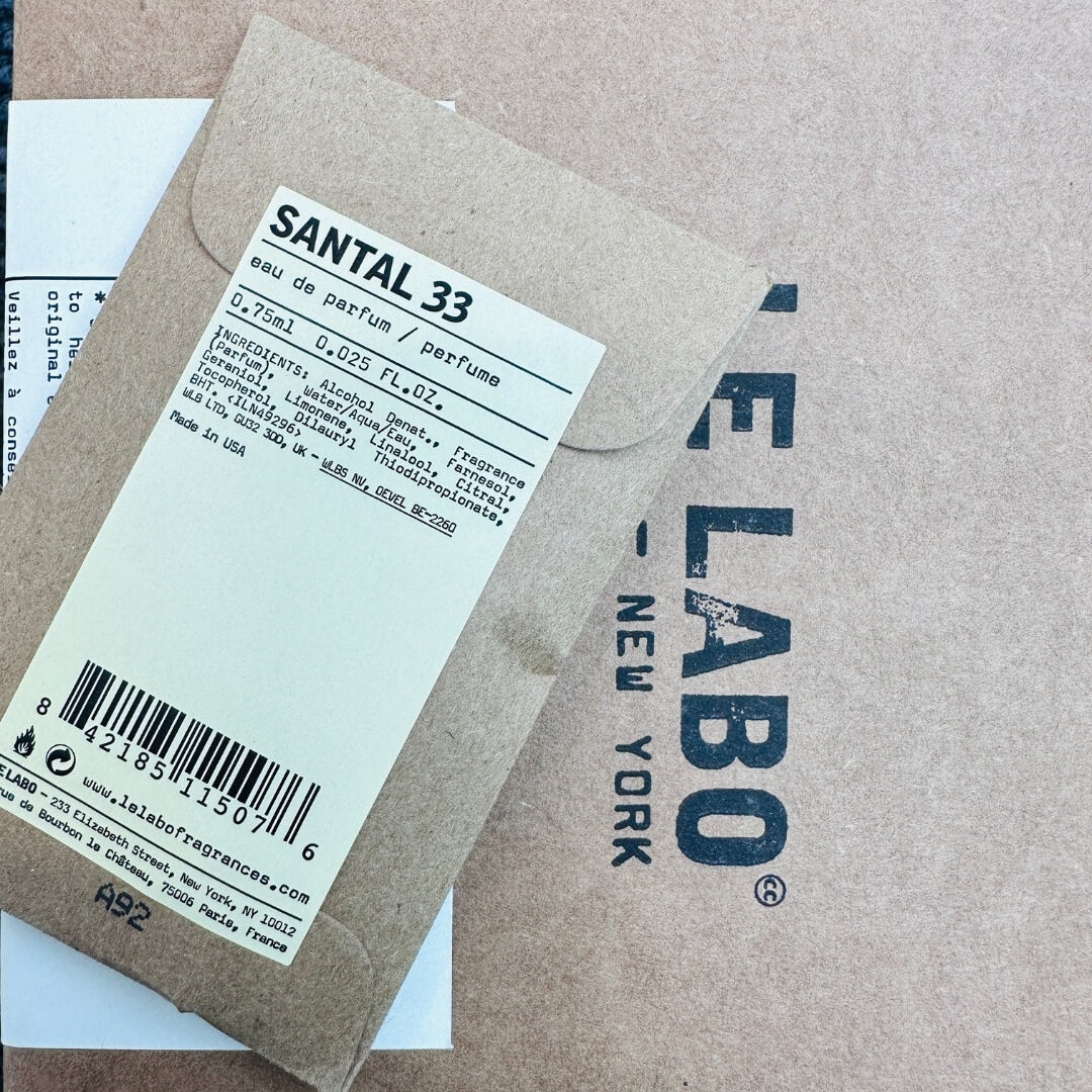 Le Labo Santal 33 EDP 0.75ml Sample Pack
