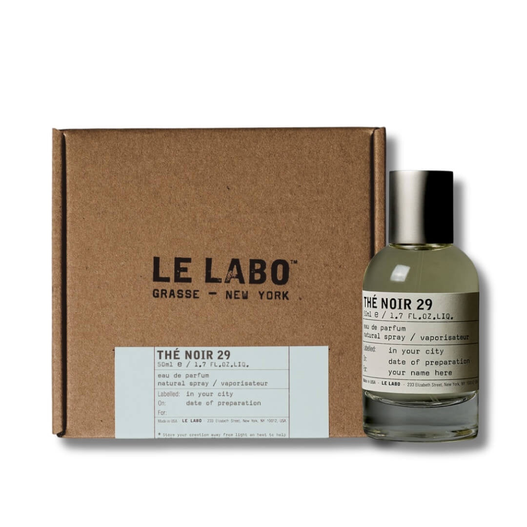 Le Labo The Noir 29 EDP 50ml unisex fragrance, capturing the essence of black tea and aromatic notes, available at Gadgets Online NZ LTD.