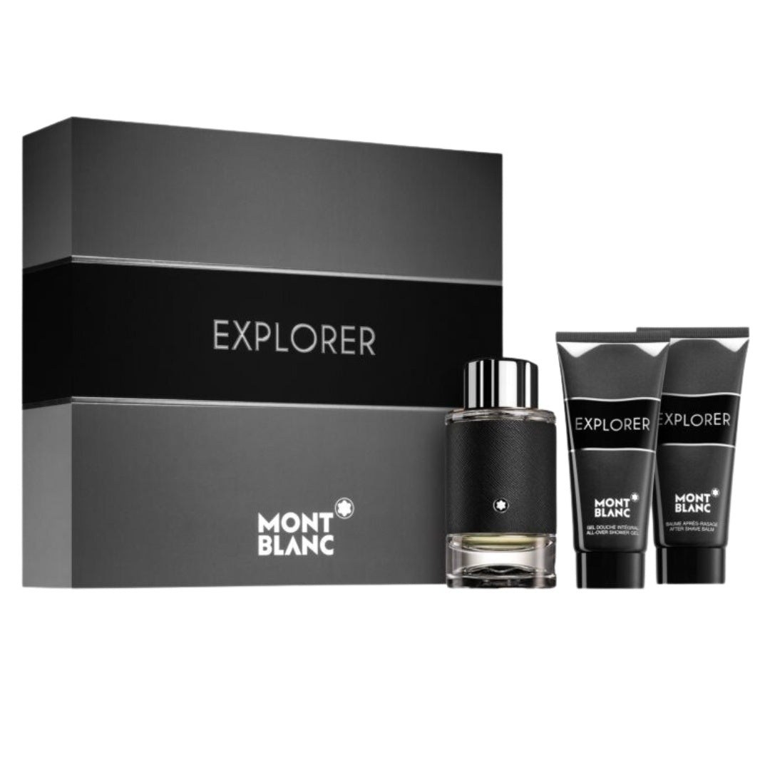 Mont Blanc Explorer EDP 100ml 3 Piece Gift Set For Men