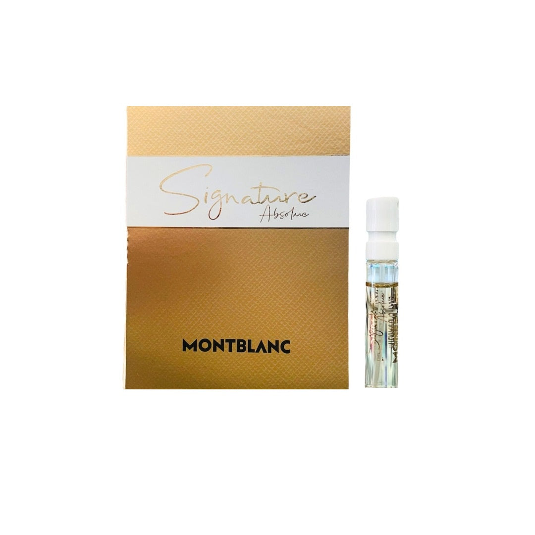 MontBlanc Signature Absolue EDP 2ml Vial Sample