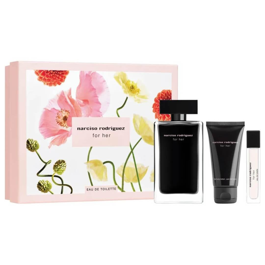 Narciso Rodriguez for Her EDT 100ml 3 Piece Gift Ste for Women In NZ