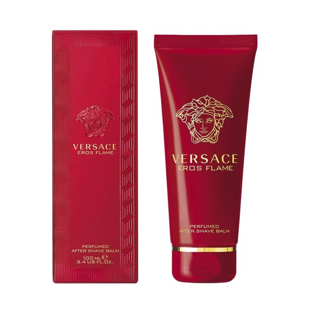 Versace Eros Flame After Shave Balm 100ml at Gadgets Online NZ LTD, a soothing and fragrant post-shave care enriched with citrus, pepper, and vanilla.