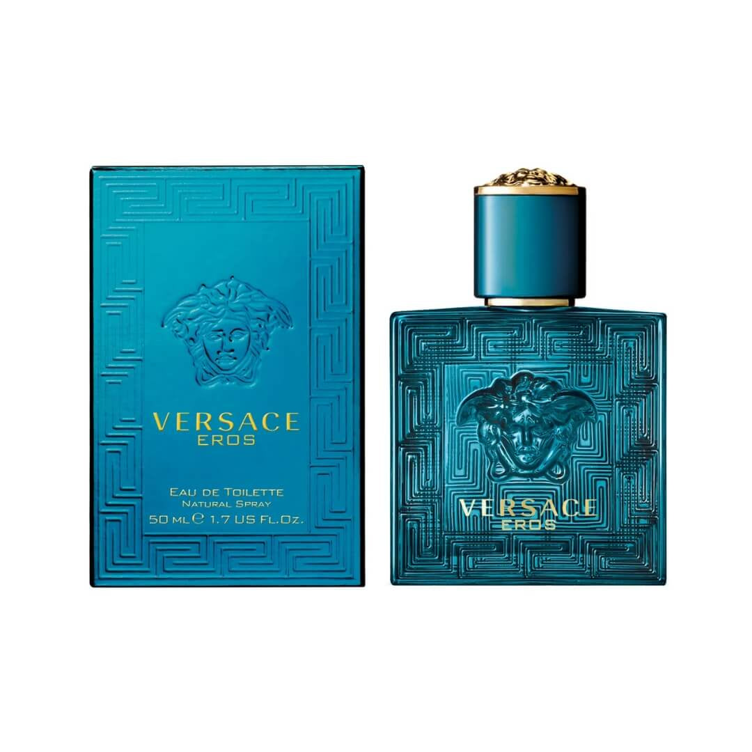 Versace Eros Pour Homme EDT 50ml at Gadgets Online NZ LTD, embodying passion and strength with notes of mint, vanilla, and ambroxan for the modern man.