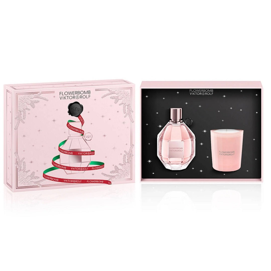 Viktor & Rolf Flowerbomb EDP 100ml + Scented Candle Gift Set for Women