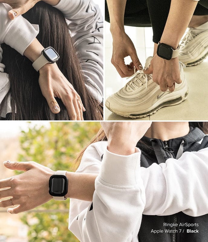 Ringke Air Sports Apple Watch 7 Black Case
