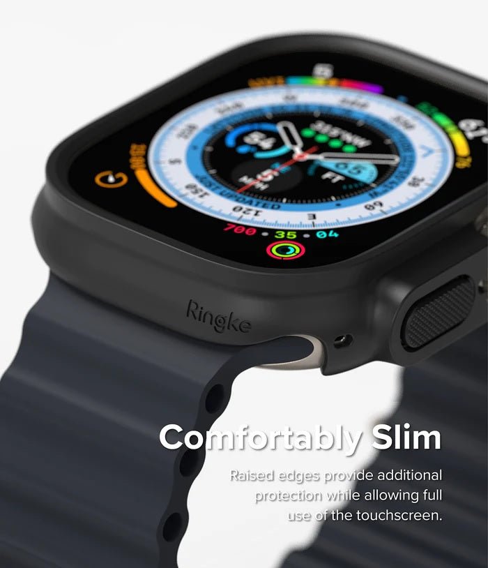 Apple Watch Ultra Slim Case Clear and Matt Black