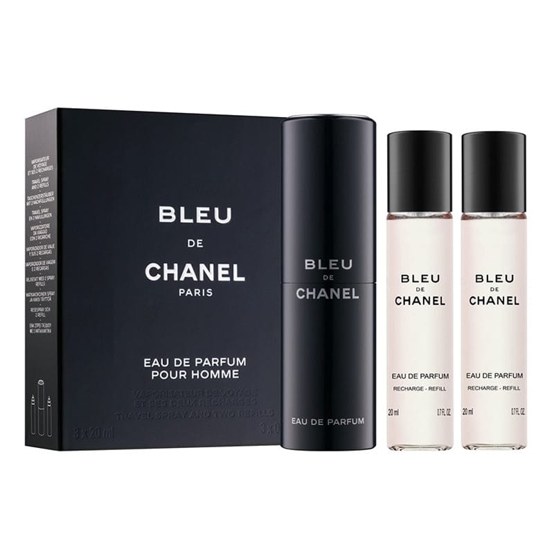 Chanel Bleu De Chanel EDP 3 x 20ml Travel Spray- Gadgets Online